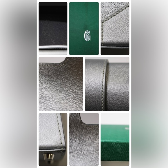 Rare collector Limited edition Goyard Saigón Mini structure Silver Cal - Picture 14 of 16